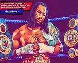 Lennox Lewis — Comic Strip Canvas