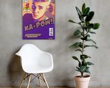 Justin Bieber lifestyle mockup — Comic Strip Canvas