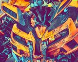 Bumblebee — Comic Strip Canvas