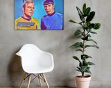 Star Trek lifestyle mockup — Comic Strip Canvas