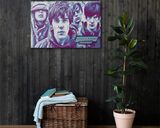 The Stone Roses lifestyle mockup — Comic Strip Canvas