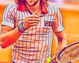 Bjorn Borg — Comic Strip Canvas