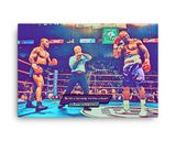 Tyson vs Holyfield lifestyle mockup — Comic Strip Canvas