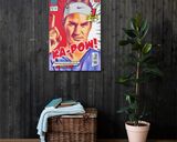Roger Federer lifestyle mockup — Comic Strip Canvas