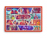 Back To The Future lifestyle mockup — Comic Strip Canvas