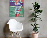 John McEnroe lifestyle mockup — Comic Strip Canvas