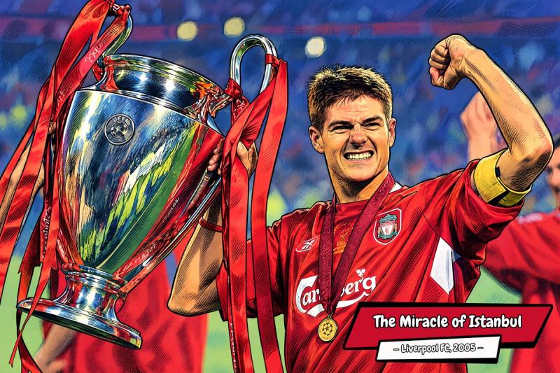 Liverpool 2019-2020 — Comic Strip Canvas