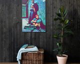 Leon lifestyle mockup — Comic Strip Canvas