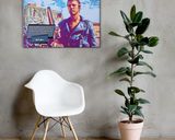 Mad Max lifestyle mockup — Comic Strip Canvas