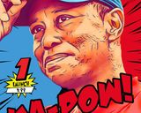 Tiger Woods — Comic Strip Canvas