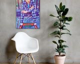 John Lydon lifestyle mockup — Comic Strip Canvas