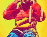Lil Uzi Vert — Comic Strip Canvas