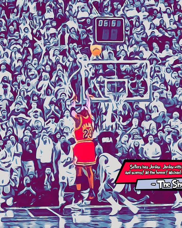 Michael Jordan — Comic Strip Canvas