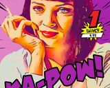 Mia Wallace — Comic Strip Canvas
