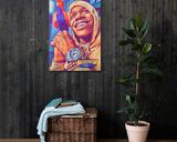 DaBaby lifestyle mockup — Comic Strip Canvas