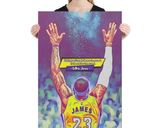 LeBron James lifestyle mockup — Comic Strip Canvas