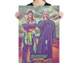 Jay & Silent Bob lifestyle mockup — Comic Strip Canvas