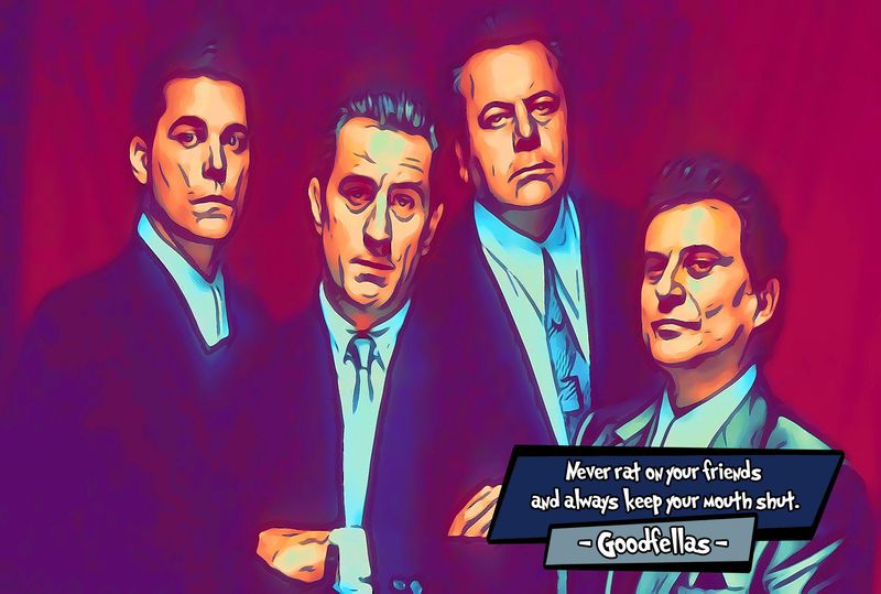 Goodfellas — Comic Strip Canvas