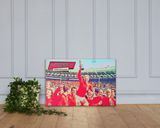 England World Cup 1966 lifestyle mockup — Comic Strip Canvas