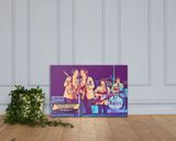 The Beatles lifestyle mockup — Comic Strip Canvas