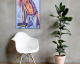 Steven Tyler lifestyle mockup — Comic Strip Canvas