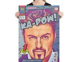 George Michael lifestyle mockup — Comic Strip Canvas
