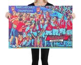 The Invincibles lifestyle mockup — Comic Strip Canvas