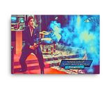 Scarface lifestyle mockup — Comic Strip Canvas