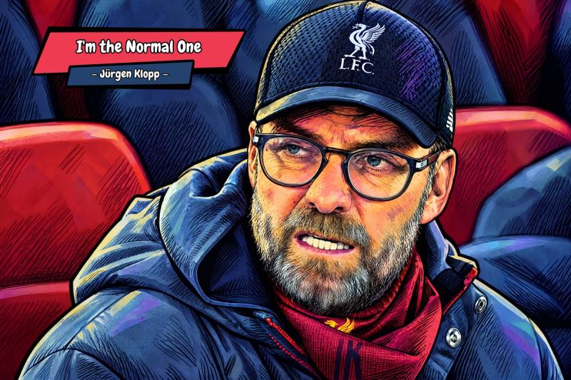 Jurgen Klopp — Comic Strip Canvas