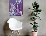 Led Zeppelin lifestyle mockup — Comic Strip Canvas