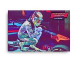 Lewis Hamilton lifestyle mockup — Comic Strip Canvas