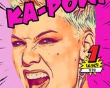 Pink — Comic Strip Canvas