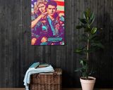 Top Gun lifestyle mockup — Comic Strip Canvas