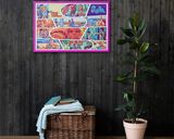 True Romance lifestyle mockup — Comic Strip Canvas