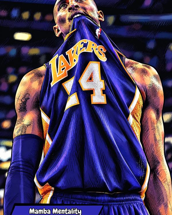 Kobe Bryant — Comic Strip Canvas