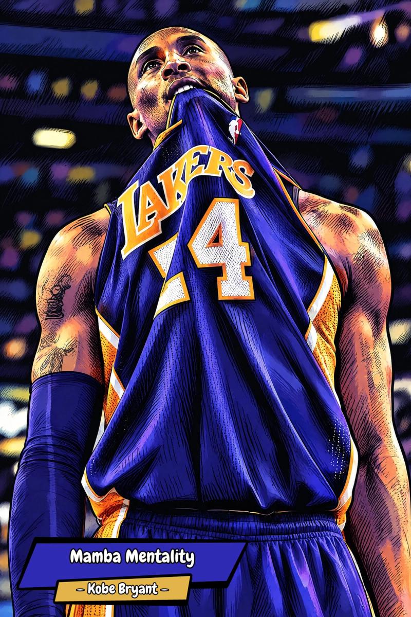Kobe Bryant — Comic Strip Canvas