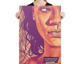 Rihanna lifestyle mockup — Comic Strip Canvas