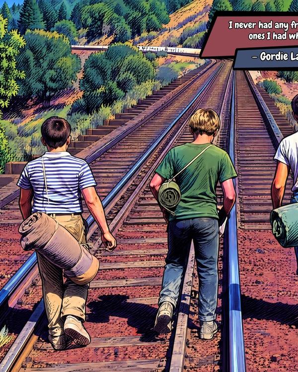 Stand By Me — Comic Strip Canvas
