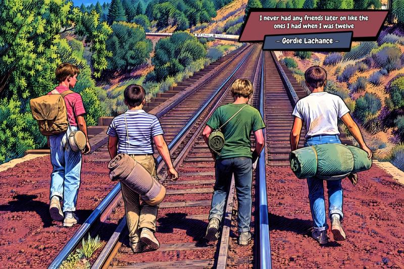Stand By Me — Comic Strip Canvas
