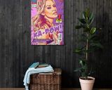 Kylie lifestyle mockup — Comic Strip Canvas