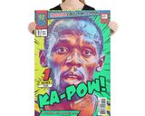 Usain Bolt lifestyle mockup — Comic Strip Canvas