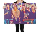 The Sex Pistols lifestyle mockup — Comic Strip Canvas