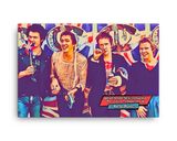 The Sex Pistols lifestyle mockup — Comic Strip Canvas