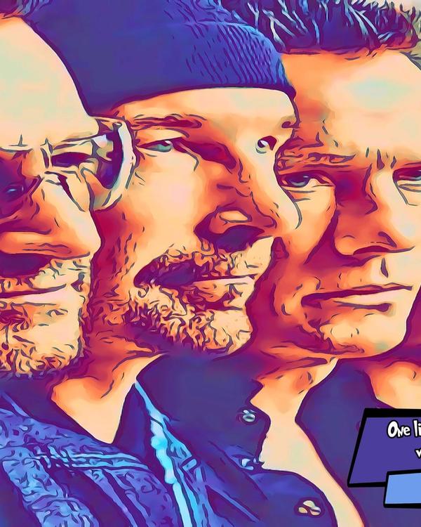 U2 — Comic Strip Canvas