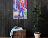 Marty McFly lifestyle mockup — Comic Strip Canvas