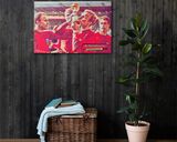England World Cup 1966 lifestyle mockup — Comic Strip Canvas