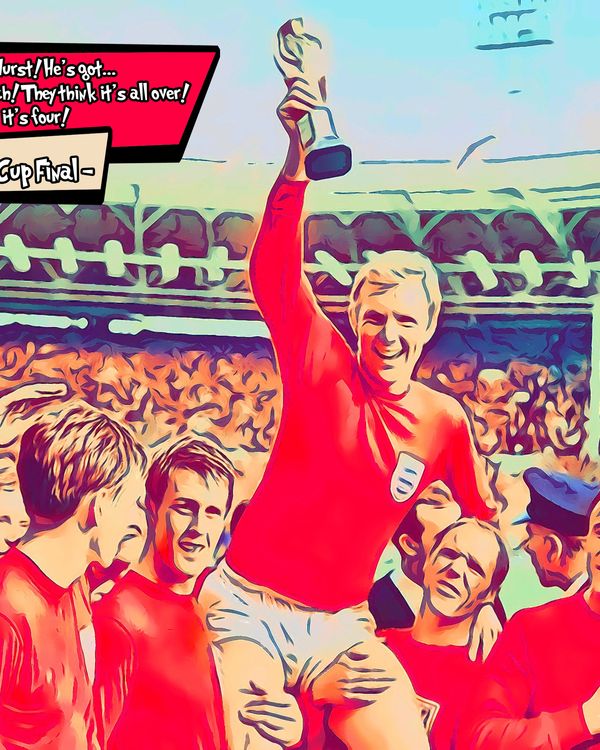England World Cup 1966 — Comic Strip Canvas