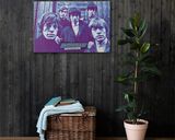 The Rolling Stones lifestyle mockup — Comic Strip Canvas