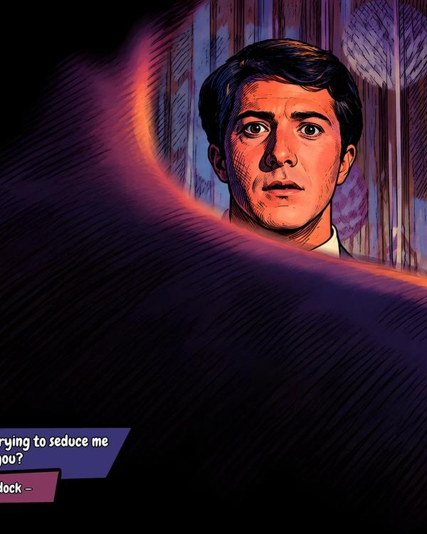 The Graduate — Comic Strip Canvas