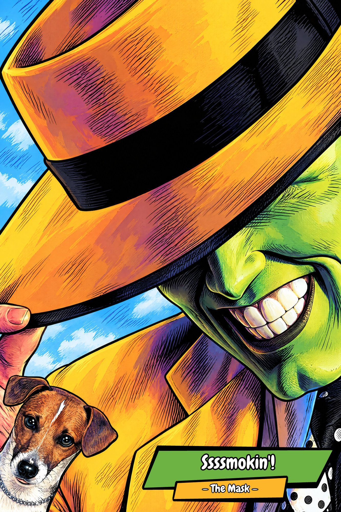 The Mask — Comic Strip Canvas